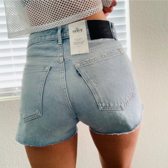 SALE!โจ Levi's Shorts Made & Crafted High Rise NWT - Picture 2 of 8